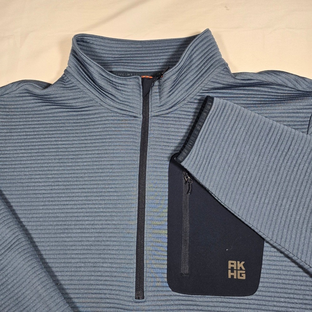 Alaskan Hardgear‎ Duluth Mens 3XL Blue Quarter Zip Pullover Ribbed outdoor work
